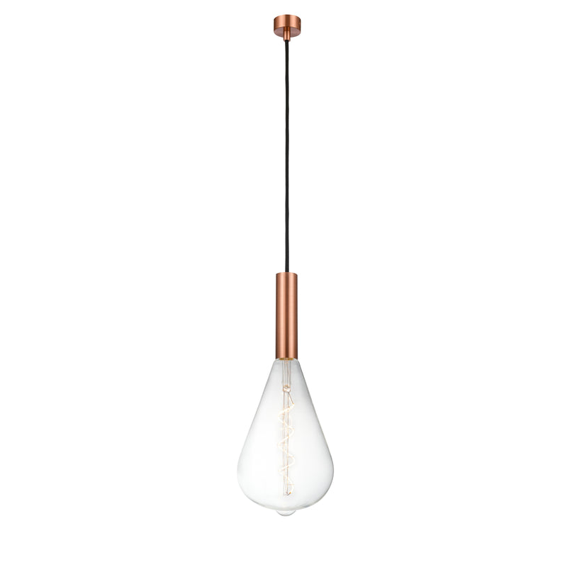 Edison Mini Pendant shown in the Antique Copper finish