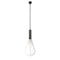 Edison Mini Pendant shown in the Matte Black finish