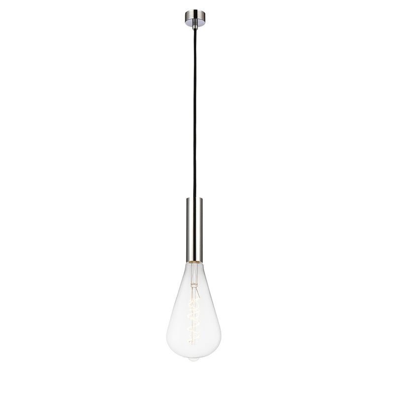 Edison Mini Pendant shown in the Polished Chrome finish