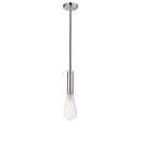 Edison Mini Pendant shown in the Polished Chrome finish