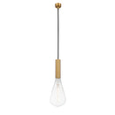 Edison Mini Pendant shown in the Satin Gold finish