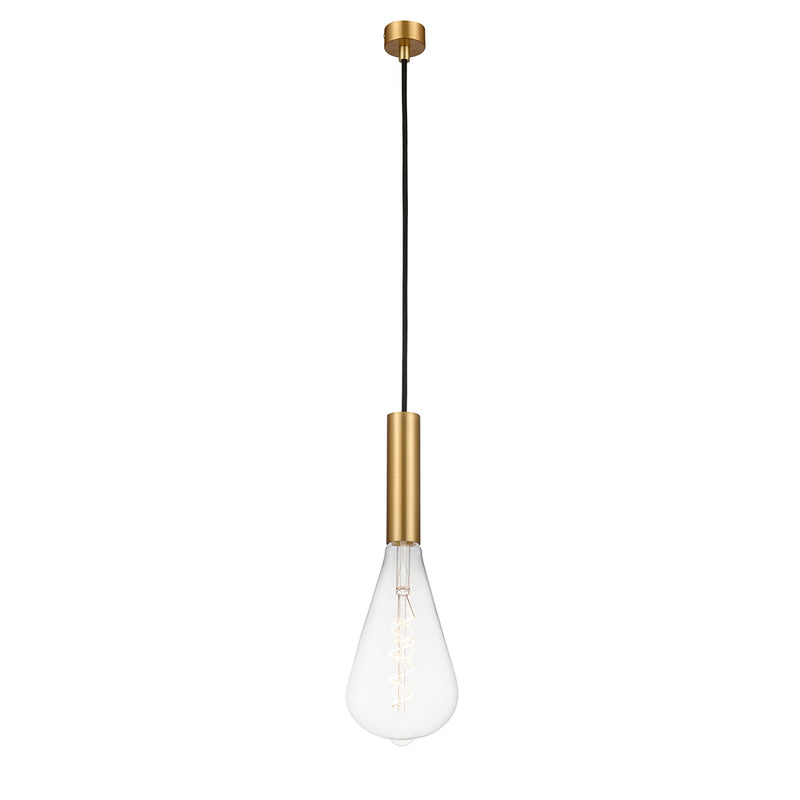 Edison Mini Pendant shown in the Satin Gold finish