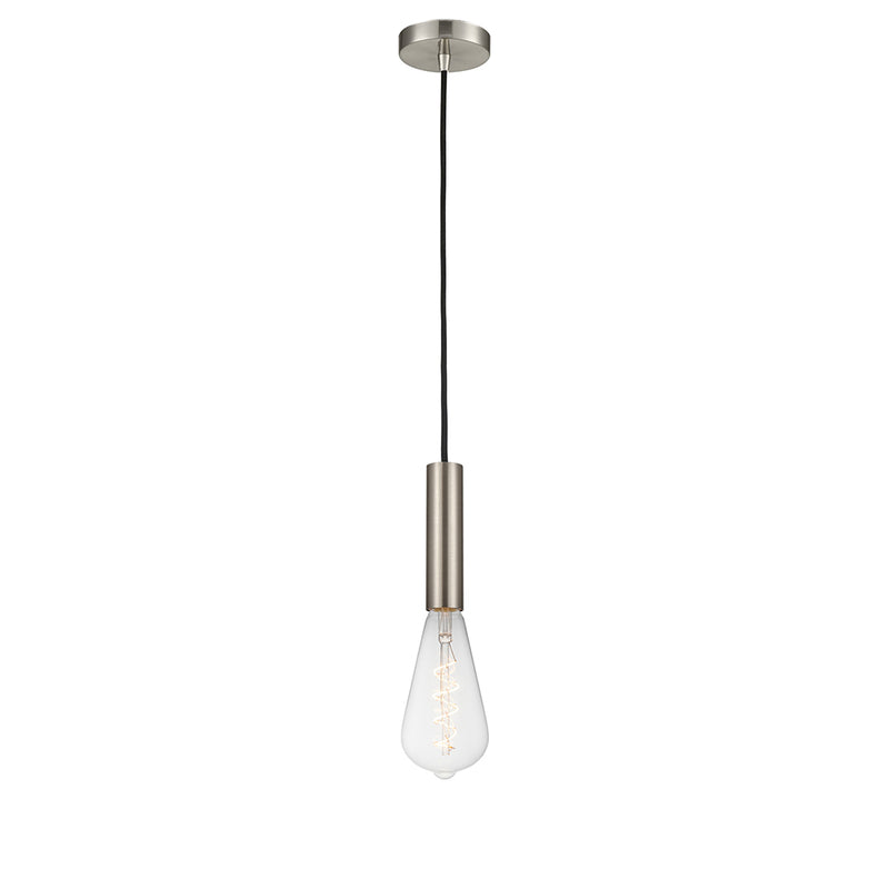 Edison Mini Pendant shown in the Brushed Satin Nickel finish