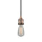 Bare Bulb Cord Set shown in the Antique Copper finish