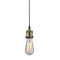 Bare Bulb Cord Set shown in the Black Antique Brass finish