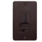 Kichler Face Plate and Trim Accessory for the 4DD or 6DD LED Driver Dimmer Brown 1DDTRIMBW