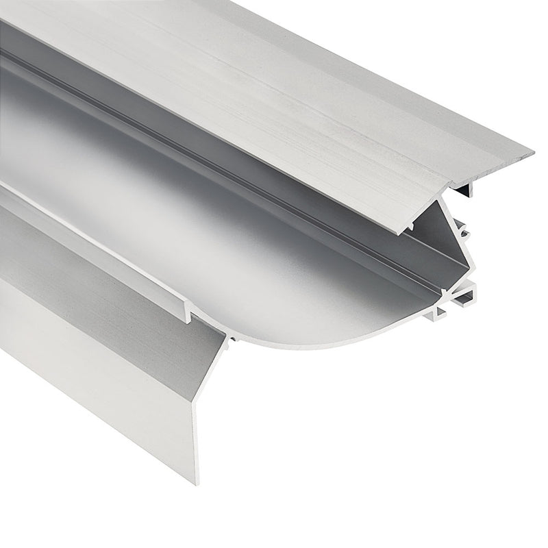 Kichler TE Pro Series Arches Ceiling to Wall Channel 1TEC2W1RC8SIL