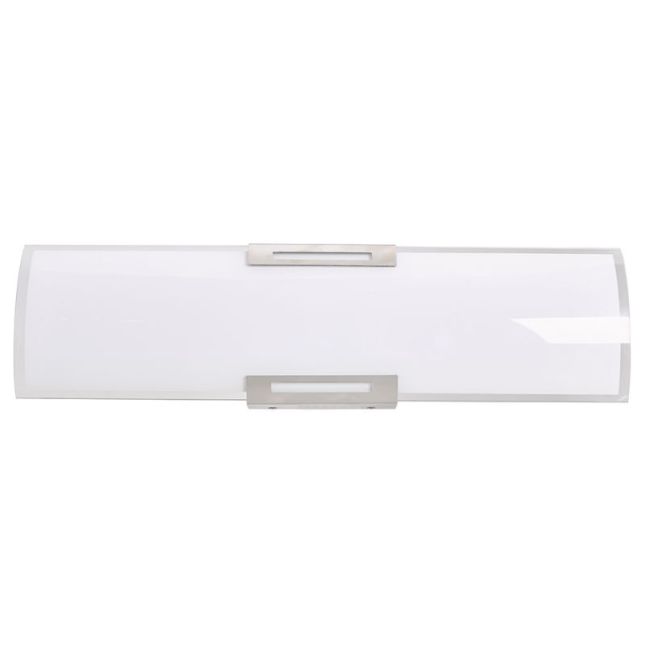 Abra Lighting Curved glass panel LED vanity 20011WV-BN