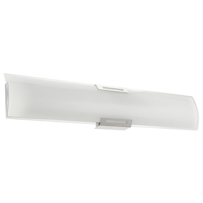 Abra Lighting Curved glass panel LED vanity 20012WV-BN