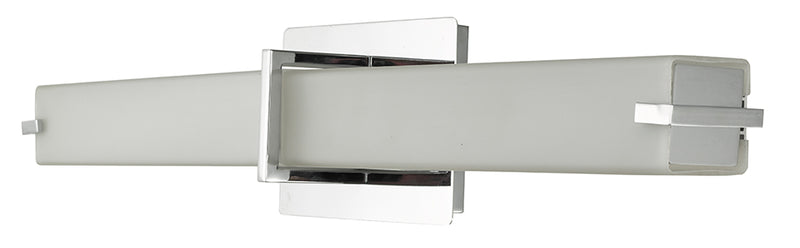 Abra Lighting 26" Vert/Horz Mount Square Glass Vanity-Wall Dim LED 20090WV-CH