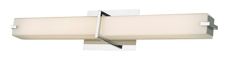 Abra Lighting 26" Vert/Horz Mount Square Glass Vanity-Wall Dim LED 20090WV-CH