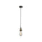 Bare Bulb Mini Pendant shown in the Black Antique Brass finish