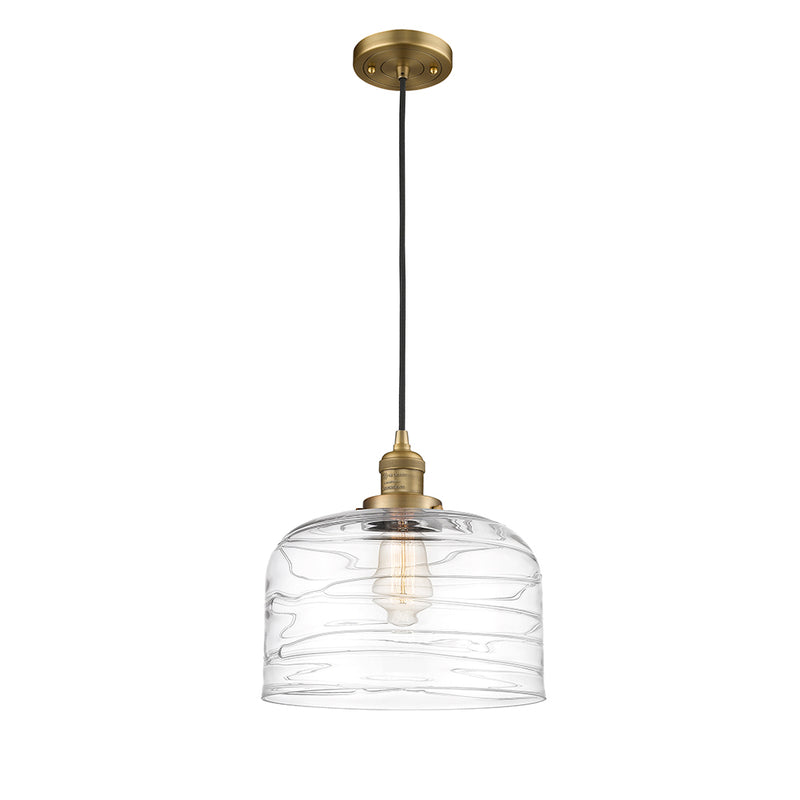 Innovations Lighting X-Large Bell 1 Light Mini Pendant part of the Franklin Restoration Collection 201C-BB-G713-L