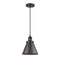 Appalachian Mini Pendant shown in the Matte Black finish with a Matte Black shade