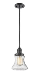 Innovations Lighting Bellmont 1-100 watt 6.5 inch Oil Rubbed Bronze Mini Pendant with Seedy glass 201COBG194