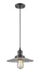 Innovations Lighting Halophane 1-100 watt 10 inch Oil Rubbed Bronze Mini Pendant with Halophane glass 201COBG2