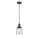 Bell Mini Pendant shown in the Oil Rubbed Bronze finish with a Clear shade