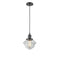 Oxford Mini Pendant shown in the Oil Rubbed Bronze finish with a Clear shade