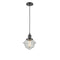 Oxford Mini Pendant shown in the Oil Rubbed Bronze finish with a Seedy shade