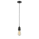 Bare Bulb Mini Pendant shown in the Oil Rubbed Bronze finish