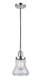 Innovations Lighting Bellmont 1-100 watt 6.5 inch Polished Chrome Mini Pendant with Clear glass 201CPCG192