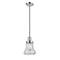 Bellmont Mini Pendant shown in the Polished Chrome finish with a Clear shade