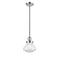 Olean Mini Pendant shown in the Polished Chrome finish with a Clear shade