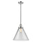 Cone Mini Pendant shown in the Polished Chrome finish with a Clear shade