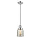 Bell Mini Pendant shown in the Polished Chrome finish with a Silver Plated Mercury shade