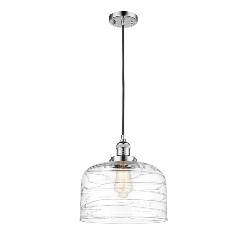 Innovations Lighting X-Large Bell 1 Light Mini Pendant part of the Franklin Restoration Collection 201C-PC-G713-L