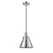 Appalachian Mini Pendant shown in the Polished Chrome finish with a Polished Chrome shade