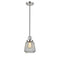 Chatham Mini Pendant shown in the Polished Nickel finish with a Clear shade