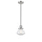 Olean Mini Pendant shown in the Polished Nickel finish with a Clear shade