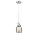 Bell Mini Pendant shown in the Polished Nickel finish with a Silver Plated Mercury shade