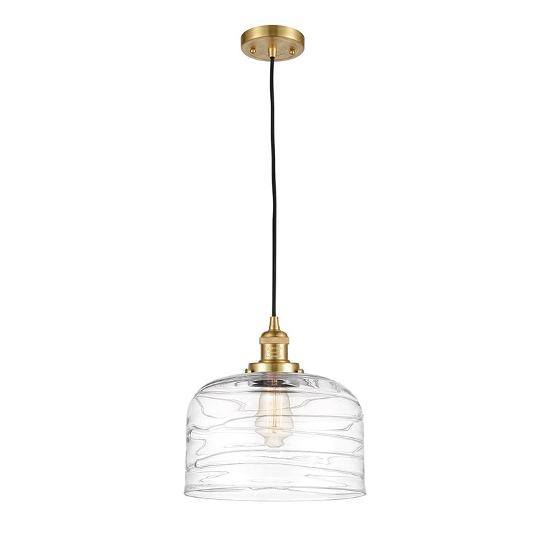 Innovations Lighting X-Large Bell 1 Light Mini Pendant part of the Franklin Restoration Collection 201C-SG-G713-L