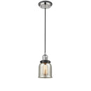 Bell Mini Pendant shown in the Polished Nickel finish with a Silver Plated Mercury shade