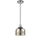 Bell Mini Pendant shown in the Polished Nickel finish with a Silver Plated Mercury shade