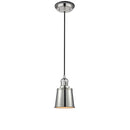 Addison Mini Pendant shown in the Polished Nickel finish with a Polished Nickel shade