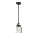 Innovations Lighting Bell 1 Light 5" Mini Pendant with Switch 201CSW-BAB-G54