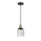 Innovations Lighting Bell 1 Light 5" Mini Pendant with Switch 201CSW-BAB-G54