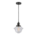 Innovations Lighting Oxford 1 Light 7.5" Mini Pendant with Switch 201CSW-BK-G534