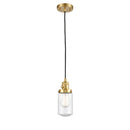 Innovations Lighting Dover 1 Light 4.5" Mini Pendant with Switch 201CSW-SG-G314