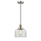 Innovations Lighting Bell 1 Light 8" Mini Pendant with Switch 201CSW-SN-G72