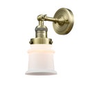 Innovations Lighting Small Canton 1 Light Semi-Flush Mount Part Of The Franklin Restoration Collection 201F-AB-G181S-LED