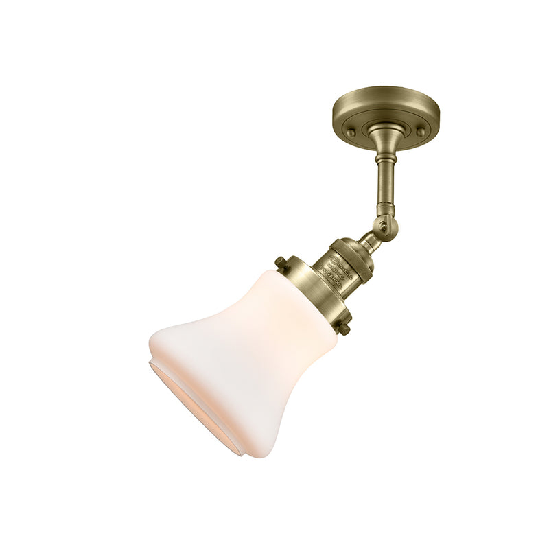 Innovations Lighting Bellmont 1 Light Semi-Flush Mount Part Of The Franklin Restoration Collection 201F-AB-G191