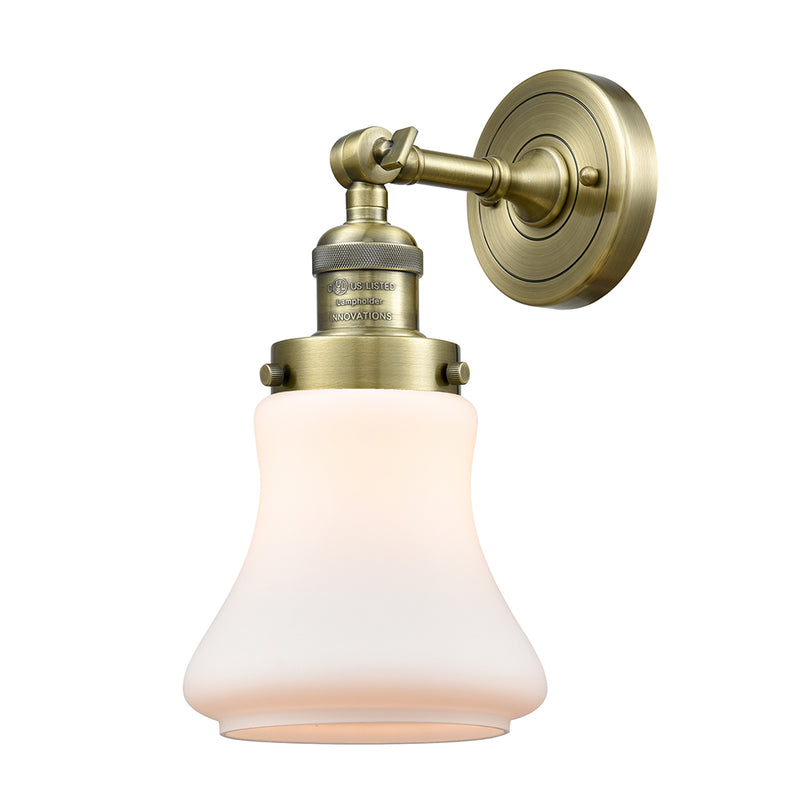 Innovations Lighting Bellmont 1 Light Semi-Flush Mount Part Of The Franklin Restoration Collection 201F-AB-G191