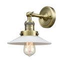 Innovations Lighting Halophane 1 Light Semi-Flush Mount Part Of The Franklin Restoration Collection 201F-AB-G1-LED