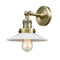 Innovations Lighting Halophane 1 Light Semi-Flush Mount Part Of The Franklin Restoration Collection 201F-AB-G1-LED