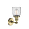 Innovations Lighting Small Bell 1 Light Semi-Flush Mount Part Of The Franklin Restoration Collection 201F-AB-G52