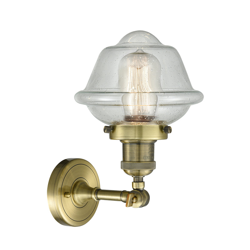 Innovations Lighting Small Oxford 1 Light Semi-Flush Mount Part Of The Franklin Restoration Collection 201F-AB-G534